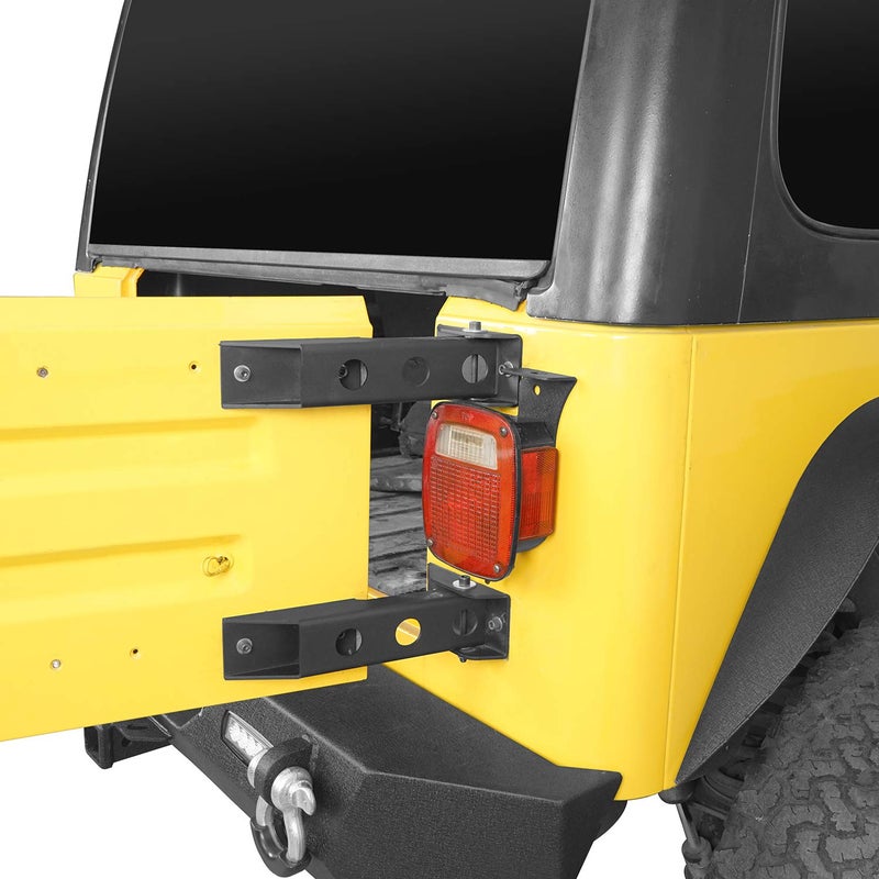 V8 GOD Wrangler Tailgate Hinge Set Compatible with Jeep Wrangler TJ 1997 1998 1999 2000 2001 2002 2003 2004 2005 2006 - Image 4